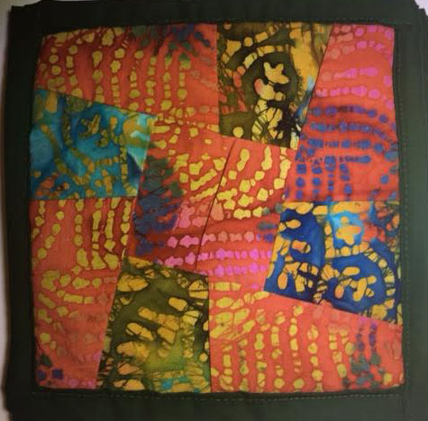 Quilted Batik Potholder/HotMats picture