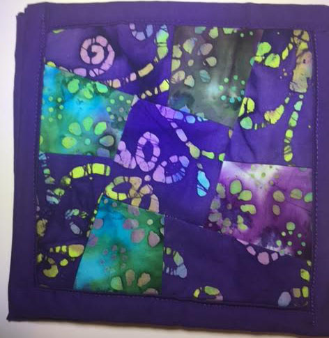 Quilted Batik Potholder/HotMats picture