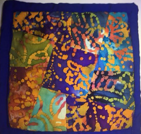 Quilted Batik Potholder/HotMats picture