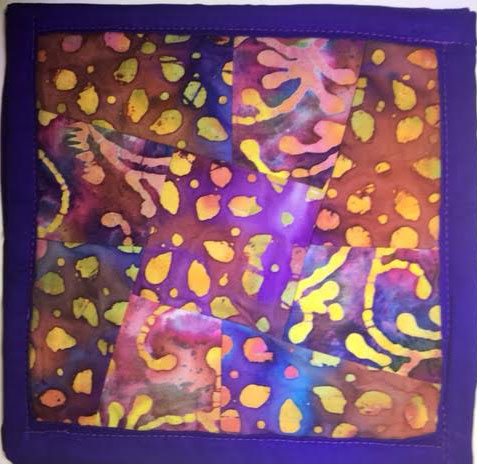 Quilted Batik Potholder/HotMats picture