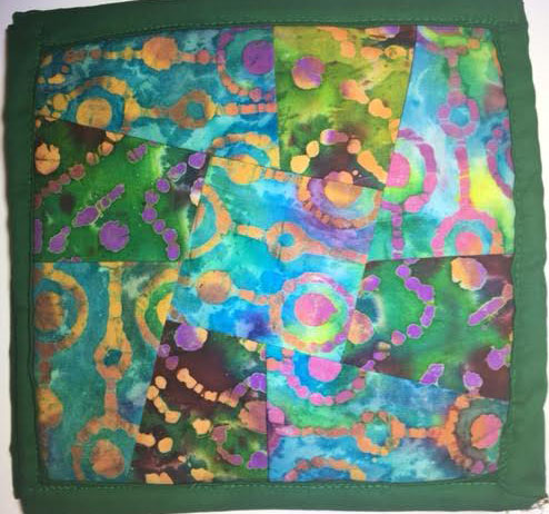 Quilted Batik Potholder/HotMats picture