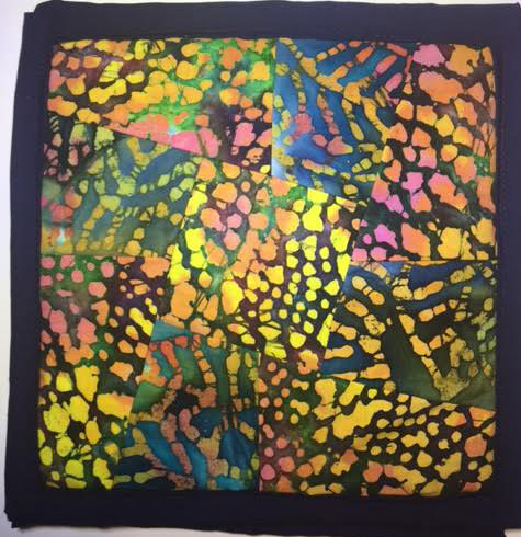 Quilted Batik Potholder/HotMats picture