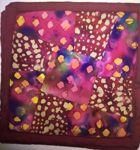 Quilted Batik Potholder/HotMats picture