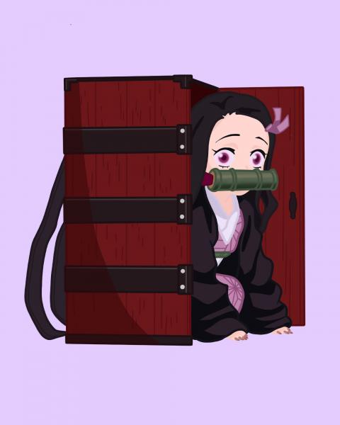 Nezuko's Box Sticker picture