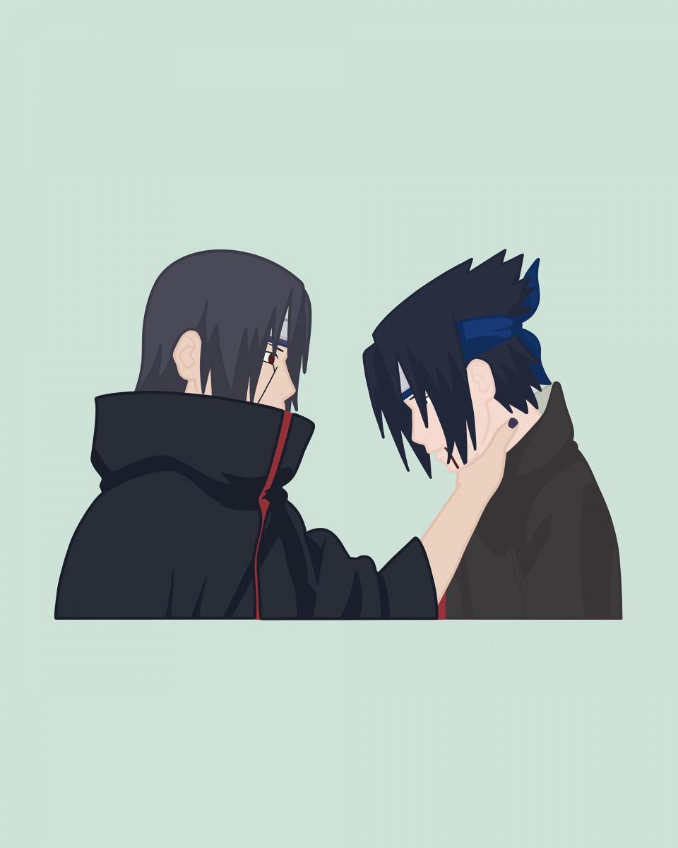 Sasuke getting choked Sticker picture