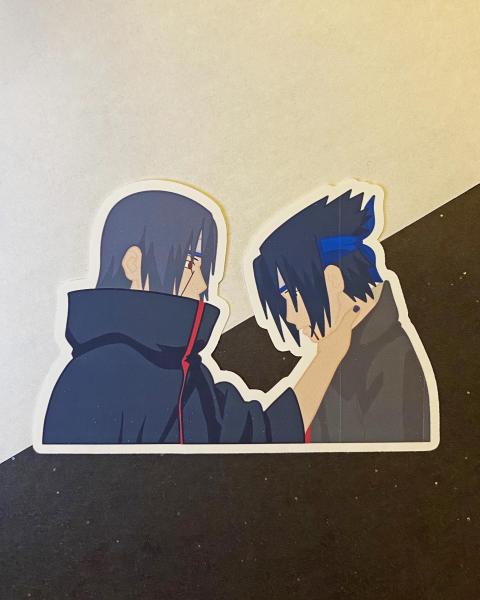 Sasuke getting choked Sticker picture