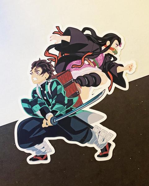 Tanjiro and Nezuko Sticker picture