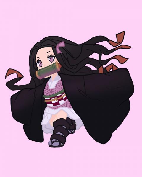 Tiny Nezuko Sticker picture