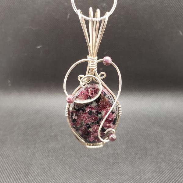 Eudialyte Pendant in sterling silver picture