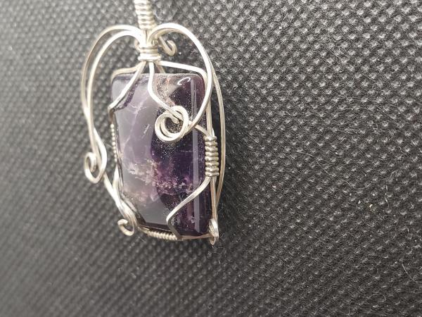 Amethyst Pendant in sterling silver picture