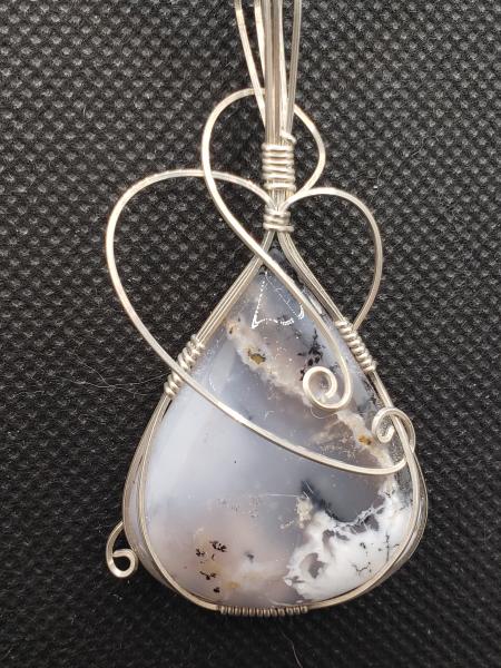 Dendritic Opal Pendant in sterling silver picture