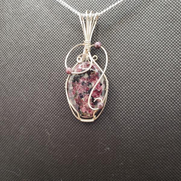 Eudialyte Pendant in sterling silver picture
