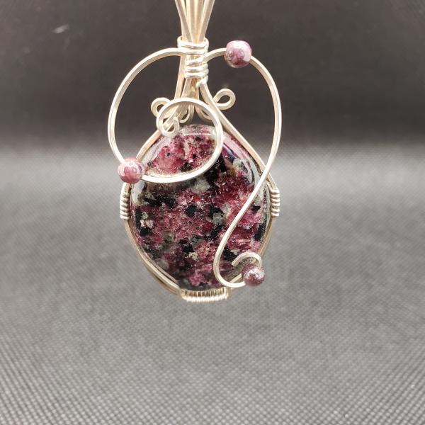 Eudialyte Pendant in sterling silver picture