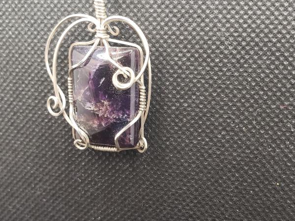 Amethyst Pendant in sterling silver picture