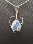 Sodalite Pendant in sterling silver