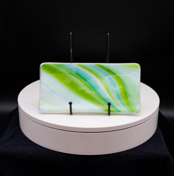 Plate - Spring swirl patterned rectangular platter picture