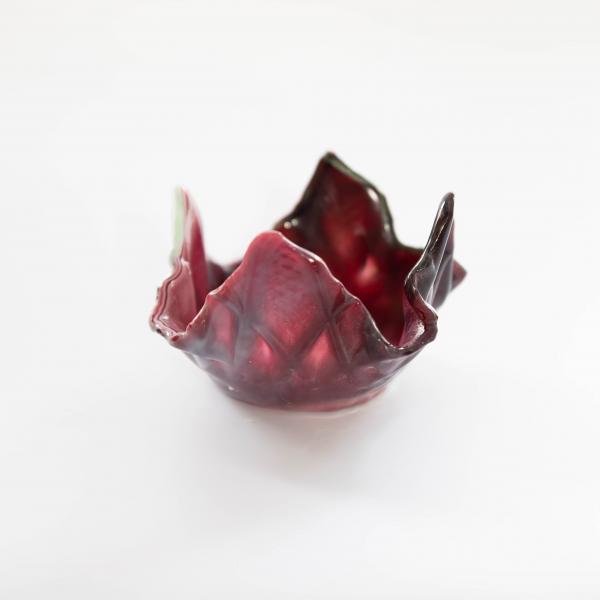 Votive - Sweet raspberry swirl votive holder picture