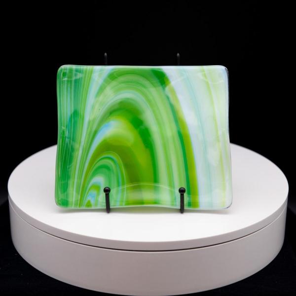 Plate - Spring swirl patterned rectangular platter