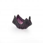 Votive - Deep raspberry swirl votive holder