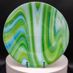 Plate - Spring swirl patterned round plate