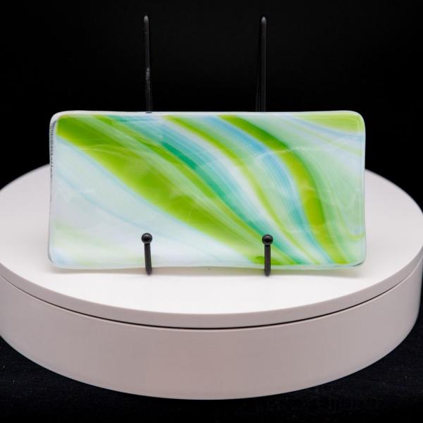 Plate - Spring swirl patterned rectangular platter picture