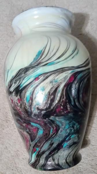 Hand painted vase