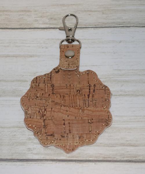 Sunflower Keychain on Cork picture