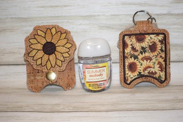 Sunflower Sanitizer Holder picture