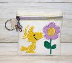 Yellow Bird and Flower Poop Bag