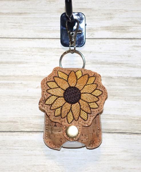 Sunflower Sanitizer Holder picture