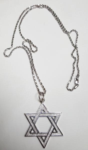 Six point star necklace