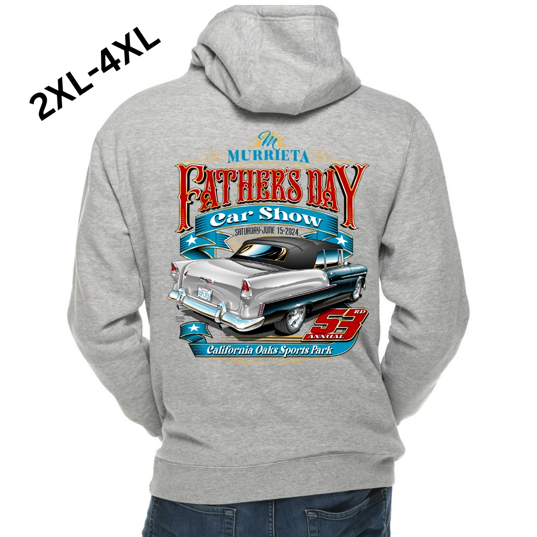 Father's Day Car Show - 2XL-4XL Hoodie picture