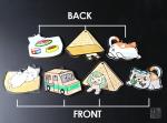 Keychain- Neko Atsume 2 in. Clear Acrylic Charm