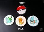 Keychain- Pokemon Gen.1- 2 in. Clear Acrylic Charm