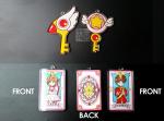 Keychain- Cardcaptor Sakura l 2 in. Clear Acrylic Charm