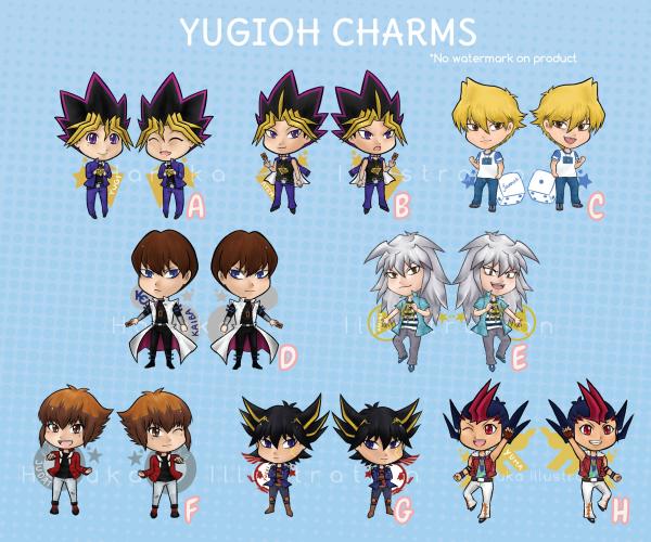 Yugioh charms picture