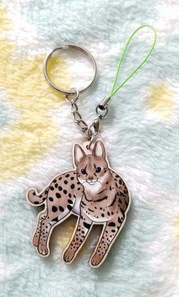 Wood animal charms picture