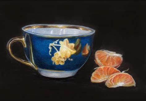 Grandma's Cup with Tangerine