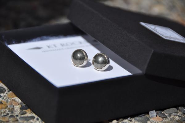 Pyrite Sterling Silver Stud Earrings picture