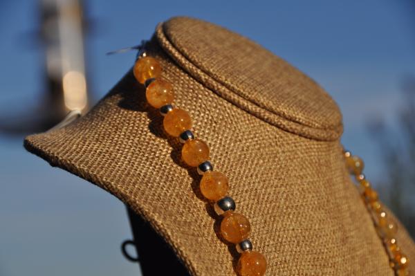 Citrine Beaded Necklace picture