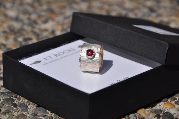Ruby Sterling Silver Wrap Ring picture