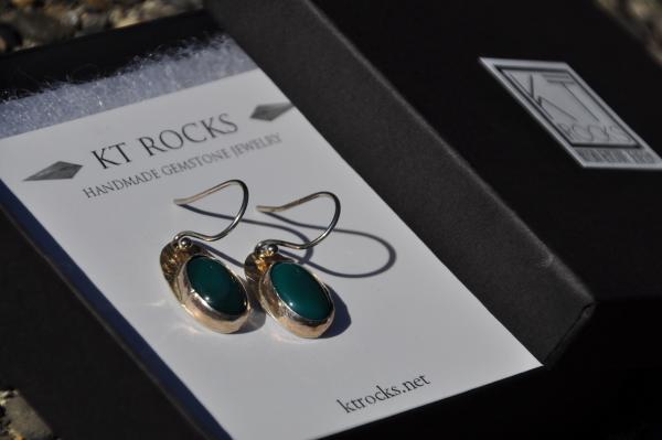 Bloodstone Oval Earrings picture