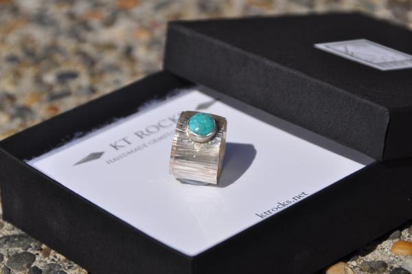 Turquoise Sterling Silver Wrap Ring picture