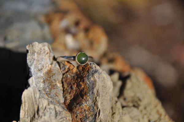 Jade Sterling Silver Ring picture