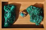 Malachite Sterling Silver Wrap Ring