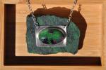 Zoisite Oval Pendant Necklace