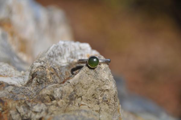 Jade Sterling Silver Ring picture