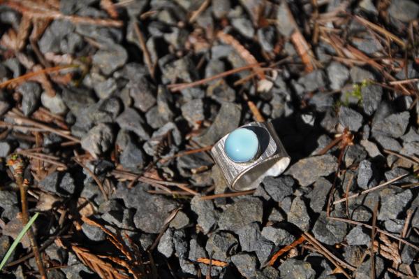 Chalcedony Sterling Silver Wrap Ring picture