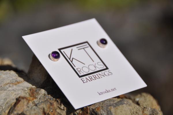 Amethyst Stud Earrings picture