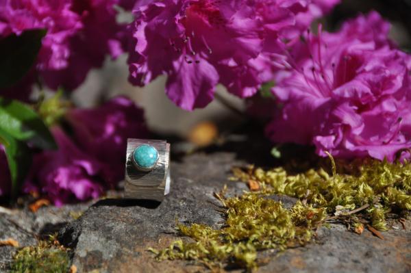 Turquoise Sterling Silver Wrap Ring picture